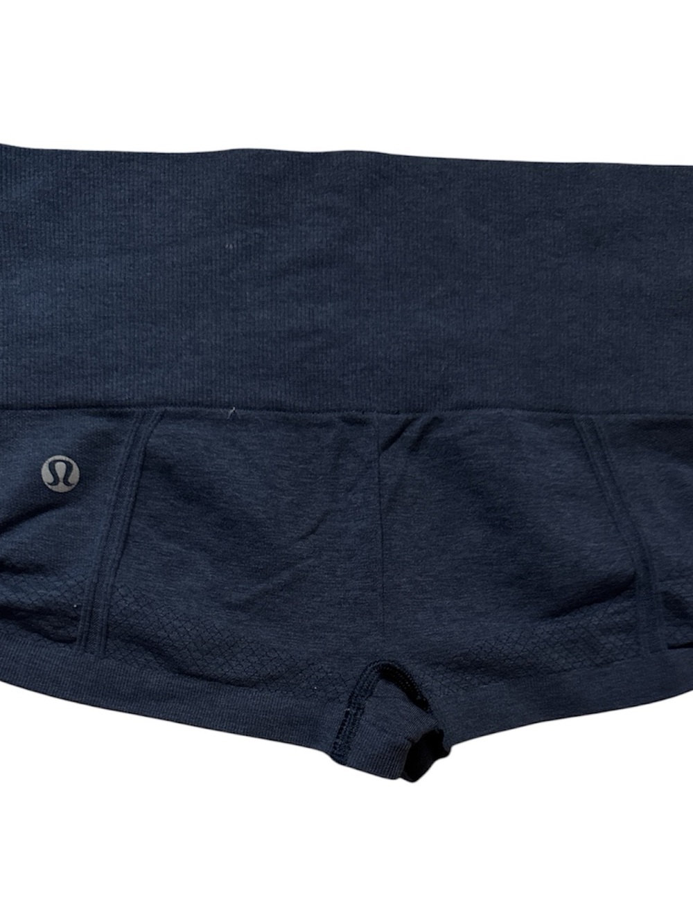 lululemon athletica Navy Blue Seamless Workout Shorts